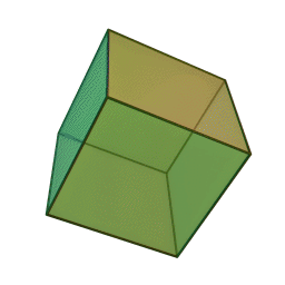 Hexahedron or cube