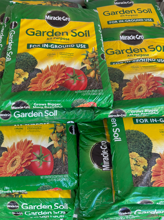 Bags of Garden Soil