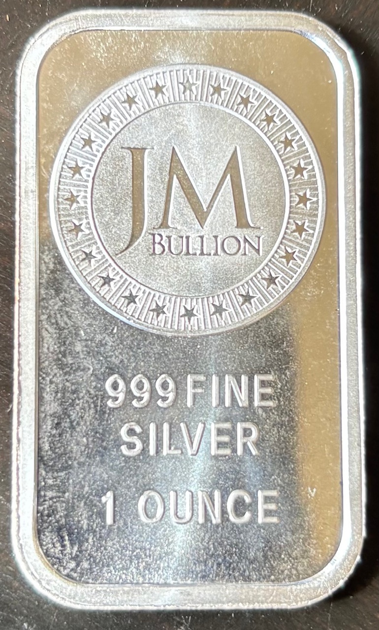 1oz Silver Bar