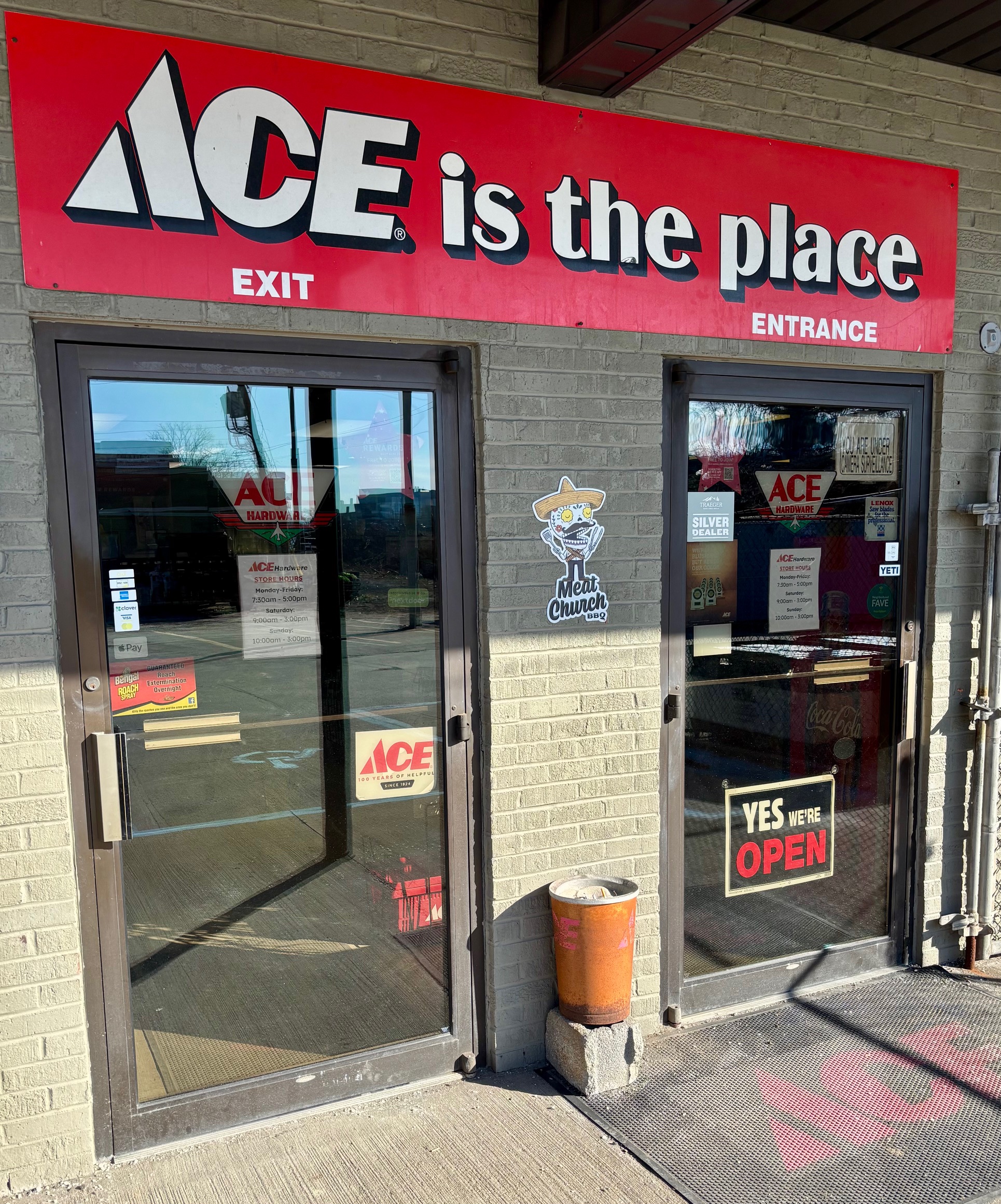 Front entrance Ace hardware Morgantown WV